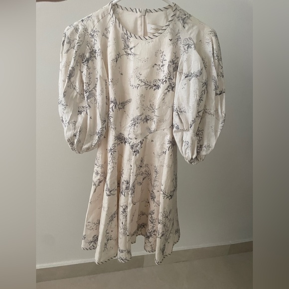 Zimmermann Day Mini Dress – Toile Print – Linen – Size 0P / US 2P - Picture 4 of 8